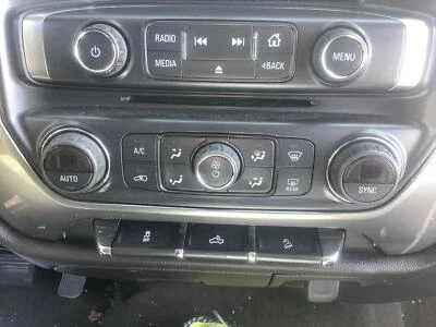 Used A/C Selector Switch fits: 2015 Chevrolet Silverado 1500 pickup dual zone AC - Image 1 of 4