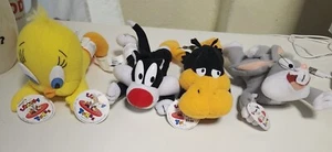 Warner Brothers Plush Lot Daffy Bugs Sylvester And Tweety stuffed animal toy NWT - Picture 1 of 6