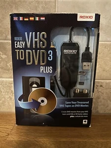 Roxio Easy VHS to DVD 3 plus (PC) Transfer VHS/Hi8 To DVD via USB - Picture 1 of 2