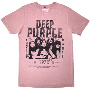 Deep Purple - 1972 Concert - Kashmir Red Stone Wash t-shirt - Picture 1 of 1