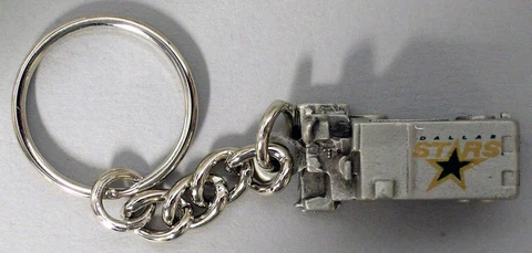DALLAS STARS - PEWTER METAL ZAMBONI KEYCHAIN - NHL LICENSED - NEW! Cover