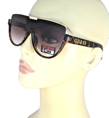 Негабаритные солнцезащитные очки GUESS с линзами цвета Gold & Tortoise Shell 1 шт. GO00033-52F - Изображение 1 из 4