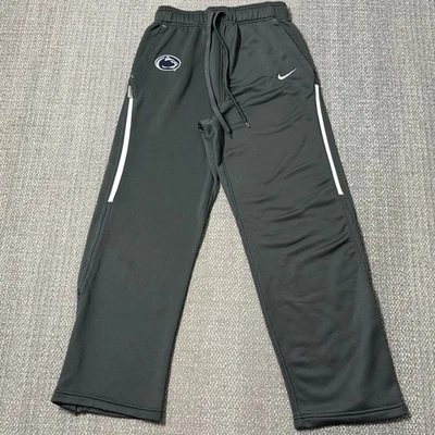 Pantalones deportivos Nike Team Penn State Nittany Lions polar grises para hombre pequeños con cremallera al tobillo Foto 1 de 4