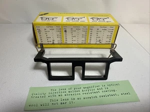 Clip On TELESIGHT MAGNIFIER Glasses #23 13-1/3"  1-3/4X JEWELERS/MACHINIST - Picture 1 of 15
