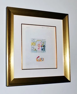 ROY LICHTENSTEIN Signed LANDSCAPE & CONVERSATION Litho ART, Frame, Plaque, COA - Picture 1 of 13