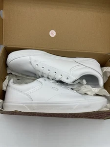Vans Seldan Low Tumble All White Skate Echtleder Herren 13 US Schuh Sneaker - Bild 1 von 10