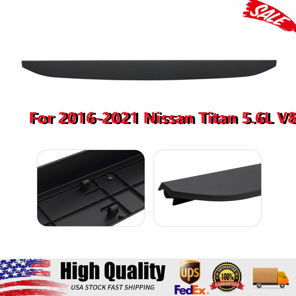 Rear Tailgate Bed Cap Molding For Nissan Titan 5.6L V8 2016 2014 2018-2021 - Image 1 of 4