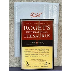 Roget's International Thesaurus Fifth Edition Hardcover Reference Book - Bild 1 von 10