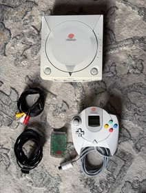 Sega Dreamcast Console BUNDLE HKT-3020 w/ OEM controllers! Memory - Tested MINT