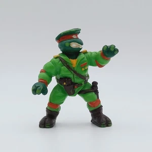 PVC Figure TMNT Ninja Turtles Army Yolanda made in Spain rare official 80s - Imagen 1 de 6
