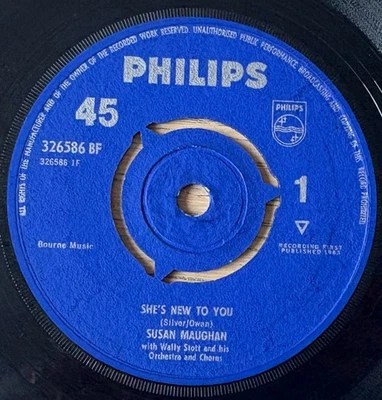 SUSAN MAUGHAN SHE'S NEW TO YOU 7" (1963) EX POP FEMALE VOCAL UK - Image 1 of 3