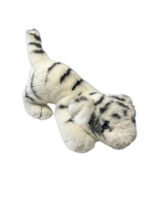 K&M International 10" Realistic White Tiger Cub Plush Stuffed  Animal - Image 1 of 4