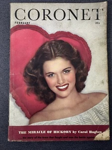 Coronet Magazine - Feb 1945 -The Miracle of Hickory by Carol Hughes - Picture 1 of 3