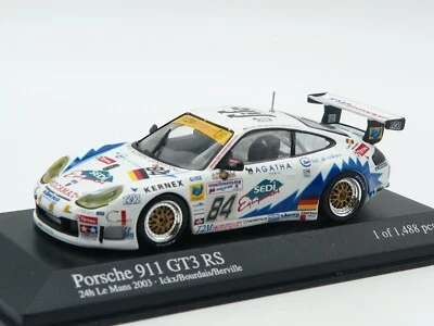 Porsche 911 GT3 RS 24h Le Mans 2003 #84 1:43 MINICHAMPS 400 036984 - Immagine 1 di 4
