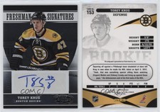 2012-13 Certified Freshman Signatures /999 Torey Krug #153 Rookie Auto RC