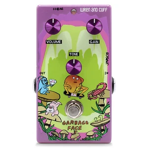 Wren and Cuff J Mascis Garbage Face Jr Fuzz / Treble Booster Guitar Effect Pedal - Picture 1 of 3