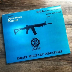 Galil 5.56 / .223 Imi Manual Operating & Maintenance In English Teardown Service - Picture 1 of 3