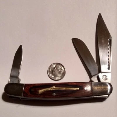 Wrangler  by Whitetail 4" High Quality Stainless Steel  Pakkawood Handles *SALE* - Image 1 of 4