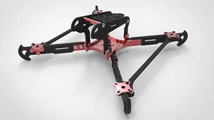 RC racer 200mm size Quadro/FPV Quadcopter Racing Drone Metallic - Carbon Frame - Picture 1 of 8