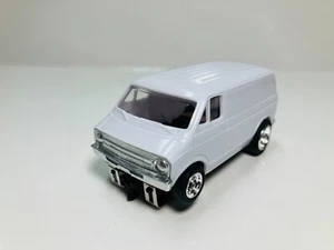 AUTO-WORLD ~ " DODGE VAN "  unpainted & CHROME bumpers  ~ NEW ~ for AFX, AURORA - Picture 1 of 8