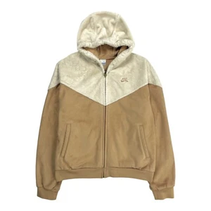 Vintage Nike SB Air Suede Fur Jacket Windrunner Dunk 2004 Rare Size Large L - Picture 1 of 8