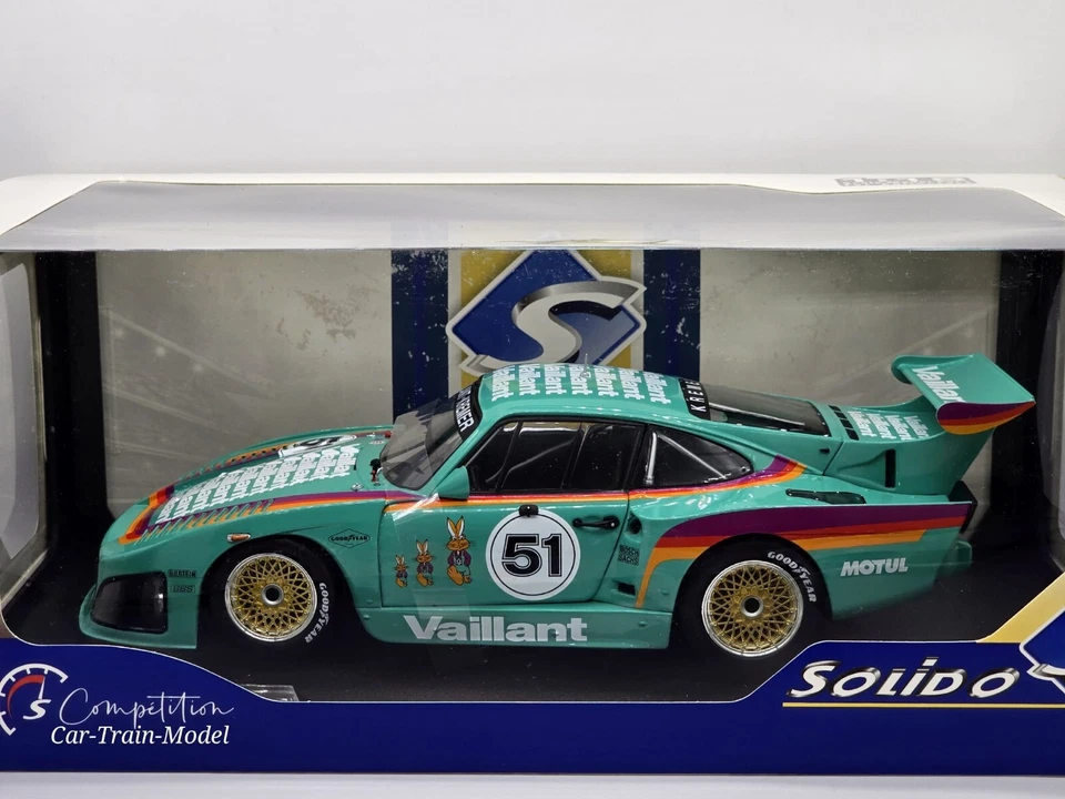 Porsche 935 K3 #51 Team Vaillant 1977 - SOLIDO 1:18 - Immagine 1 di 1