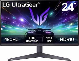LG Gaming Monitor 24 inch Full HD VA LED Monitor UltraGear 24GS50F 180Hz HDMI - Picture 1 of 24