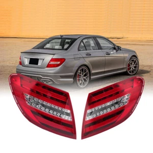 2PCS LED Tail Light Rear Lamp For 2011-2014 MERCEDES-BENZ W204 C250 C300 C350 - Picture 1 of 14