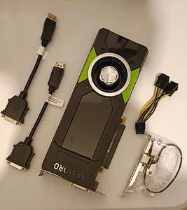 NVIDIA Quadro P5000 16GB GDDR5X PCIe Gen3/3.0 Dual-link DVI-D 4x DisplayPort - Photo 1/11