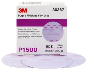 Película de acabado púrpura 3M Hookit disco abrasivo 260L, 30367, 3 in (caso de 200) - Imagen 1 de 1