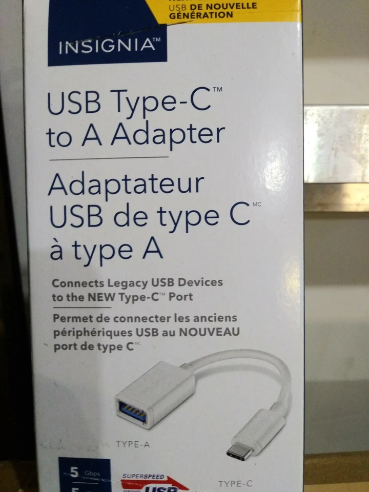 Insignia USB Type C to A Adapter - White - Image 1 of 1