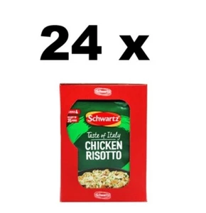 24 x Schwartz Italian Chicken Risotto Recipe Mix 27g BBE 15/03/26 CHEAP BARGAIN - Picture 1 of 1