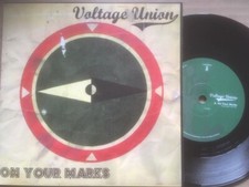 VOLTAGE UNION - 2007 MINT 7" - ON YOUR MARKS / ZOMBIE #2 - DANCE TO THE RADIO