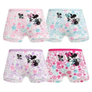 4pcs Girls Cartoon Boxes Children Cotton Underwear Cute Pattern Printing Panties - Picture 1 of 53