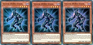 YU-GI-OH! 3x VISION HERO VYON GFP2-EN060 ULTRA RARA INGLESE - Foto 1 di 1