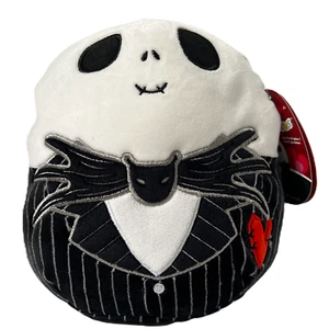 Malvaviscos Pesadilla antes de Navidad Jack Skellington 8" Peluche Corazón Rojo Nuevo con Etiquetas - Imagen 1 de 3