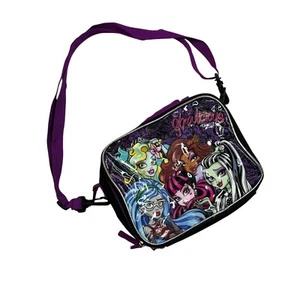 Monster High Ghoulicious 2015 Insulated Soft Lunch Box 9.5" Purple Black - Picture 1 of 10