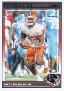 2024 Score - Rookies #358 Ruke Orhorhoro (RC) - Falcons - Picture 1 of 2