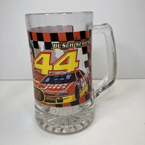 2000 Nascar Busch Series Glass Beer Mug Slim Jim Racing Team #44 Terry Labonte Cover