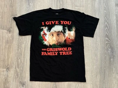 Griswold Family Tree Shirt National Lampoon's Christmas Men’s Medium Black - Image 1 of 4