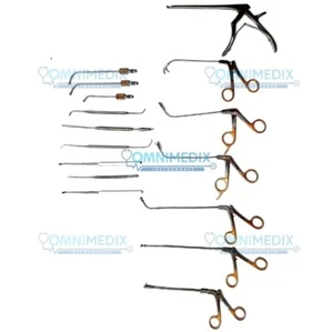 Juego de instrumentos otorrinolaringológicos para cirugía endoscópica de senos paranasales Fess A+ calidad alemana - Imagen 1 de 4