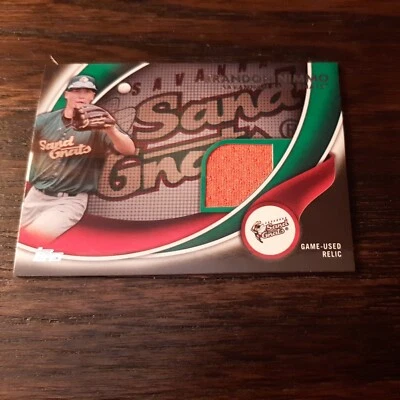 2014 Topps Debut Duds Brandon Nimmo Game Used Relic - Image 1 of 2