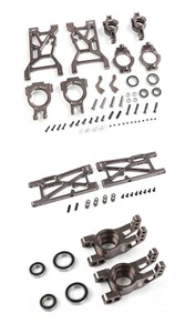 Aluminum Suspension Arm Set+Hub Carrier Set for 1/5 Rovan F5 Truck (Front +rear) - Picture 1 of 12