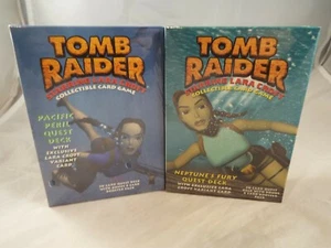 PAR DE CUBIERTAS DE INICIO SELLADAS TOMB RAIDER CCG RESBALADIZAS CUANDO MOJADAS - Imagen 1 de 2