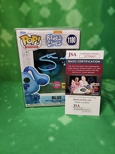 Funko Pop! #1180 Steve Burns Blues Clues Signed FLOCKED Blue JSA Certified - Picture 1 of 7