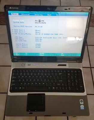 Gateway P-6313 - Funciona - Pentium T2390 - Falta puerta inferior Foto 1 de 4