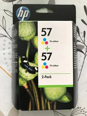 HP TWIN PACK OF 57 + 57 Colour Ink Cartridge C9503AE EXPIRED - Image 1 of 4