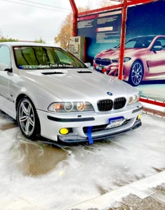 BMW E39 M5 Front Splitter CSL Style Body Lip Spoiler ABS Plastic - Picture 1 of 5