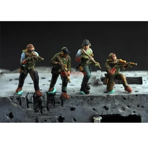 New 1/72 British 22nd Special Air Service SAS Special Forces 4 soldiers Model - Picture 1 of 4