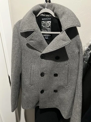 Scotch & Soda Men’s Wool Blend Pea Coat - Image 1 of 2